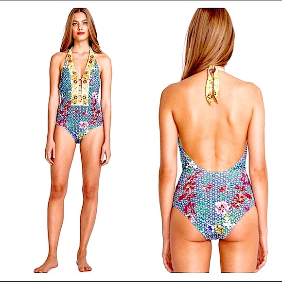 JOHNNY WAS - NWT - Seaton One Piece Swimsuit - Picture 1 of 13